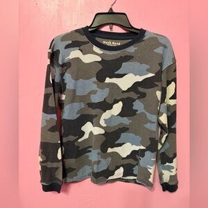 Vintage Size M Duck Head Jeans Company Men's Camouflage Thermal 👕